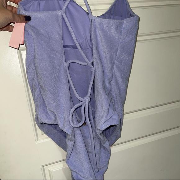 Victoria’s Secret new Terry swimsuit xl lavender purple swim one piece - Picture 4 of 8